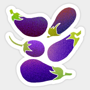 Aubergine Sticker